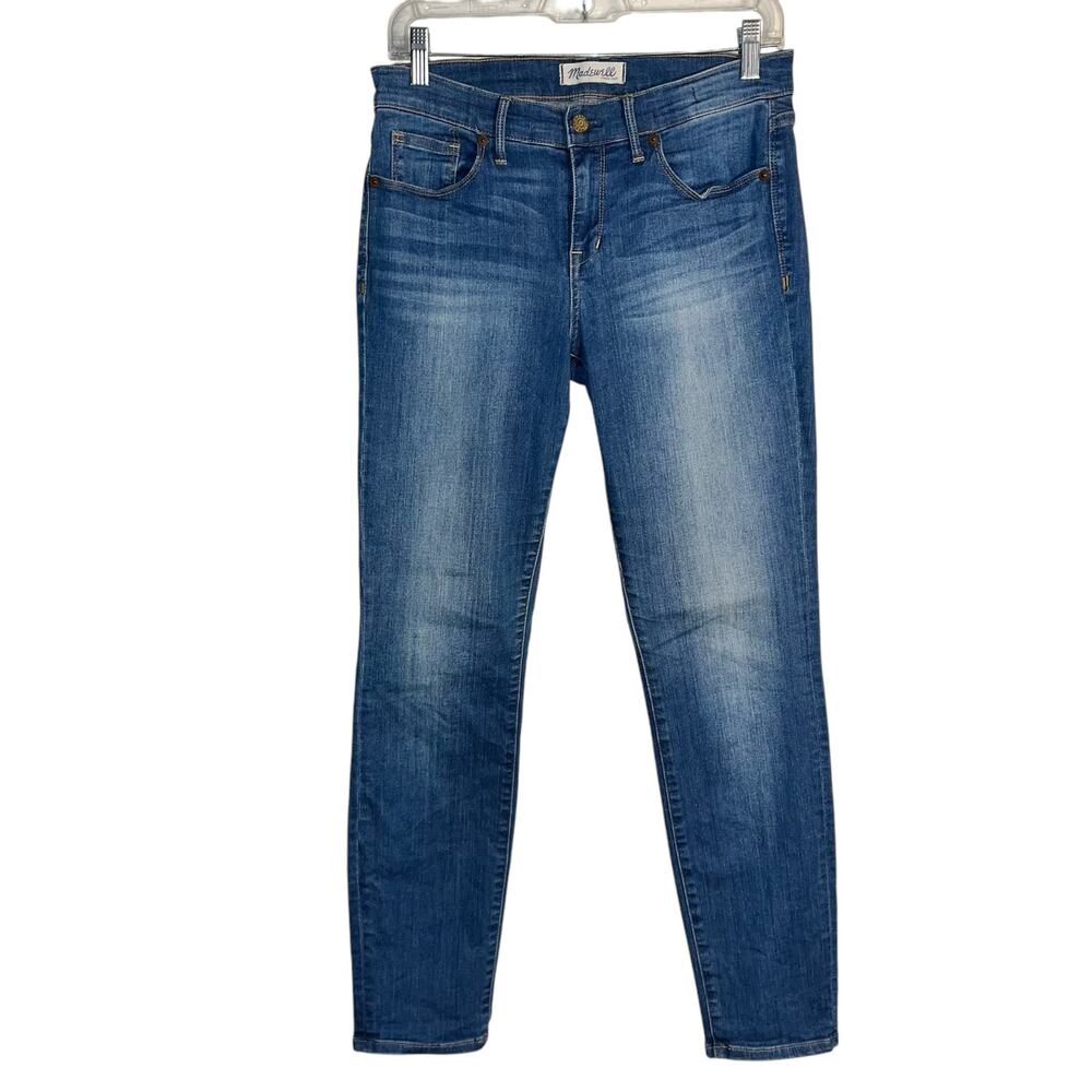 Madewell Skinny Jeans Medium Wash Size 28 Stretch Cotton Blend